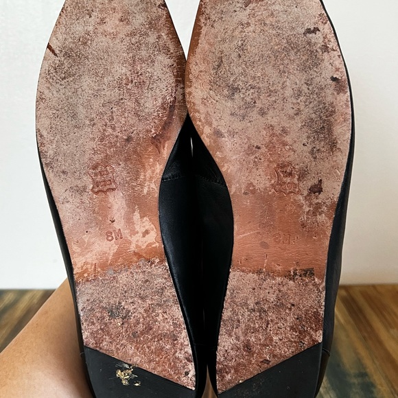 Enzo Angiolini Black Patent Mule Softique Flats Size 8M - Picture 6 of 7